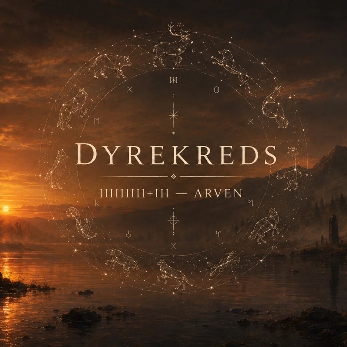 Dyrekreds — IIIIIIIII + III — Arven album cover